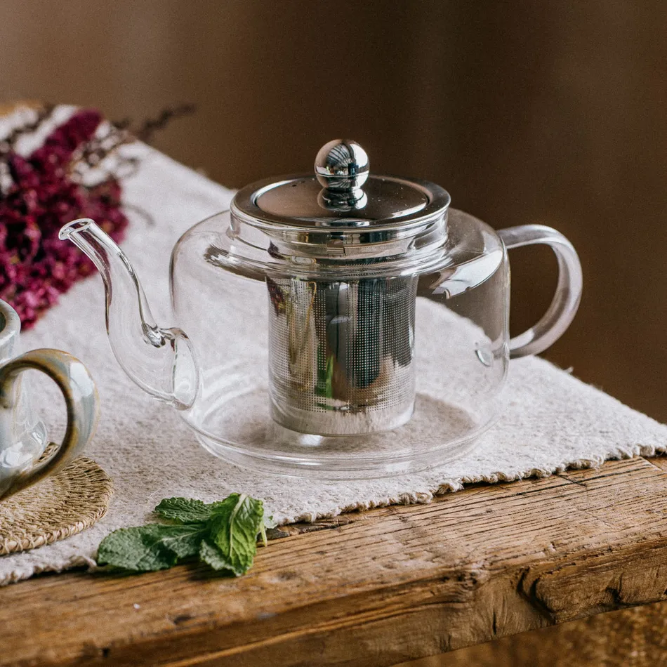 bdn1038-clear_glass-steel_tea_pot